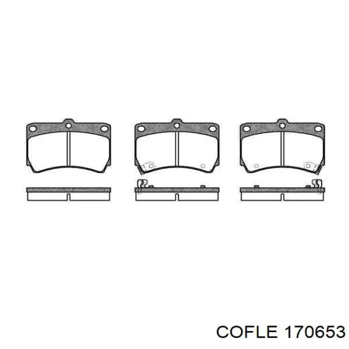 17.0653 Cofle cable de freno de mano trasero izquierdo