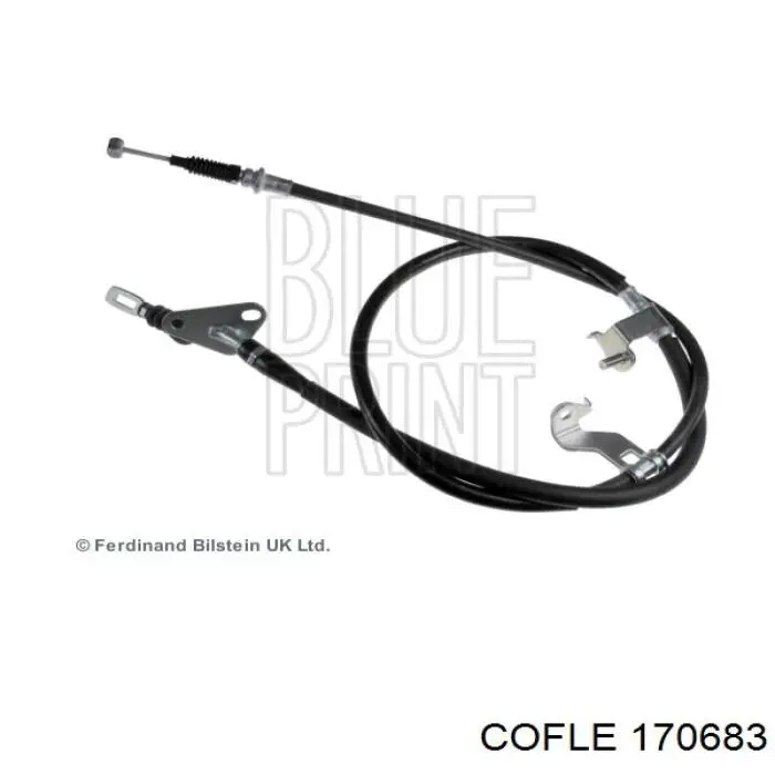 170683 Cofle cable de freno de mano trasero izquierdo