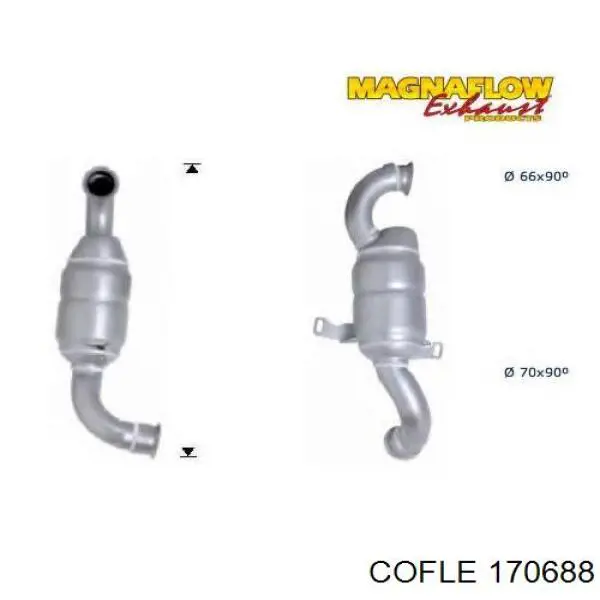 170688 Cofle cable de freno de mano trasero izquierdo