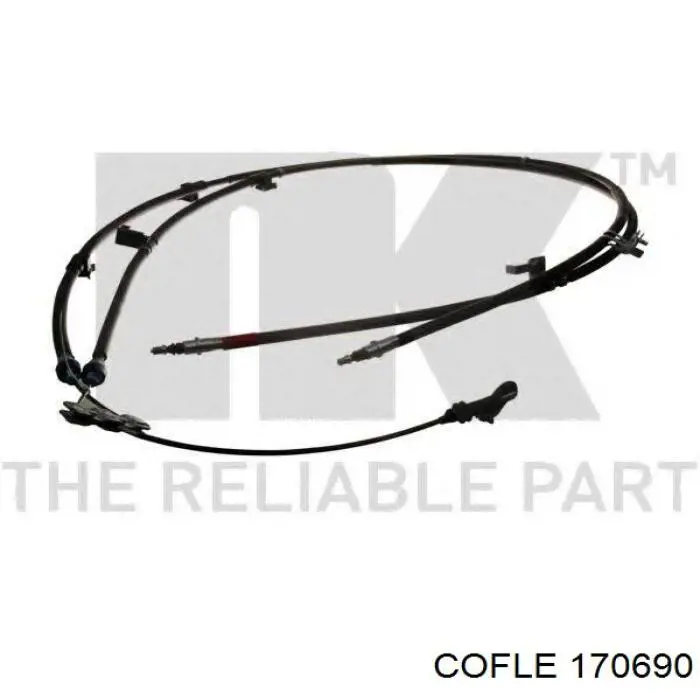 17.0690 Cofle cable de freno de mano trasero derecho/izquierdo