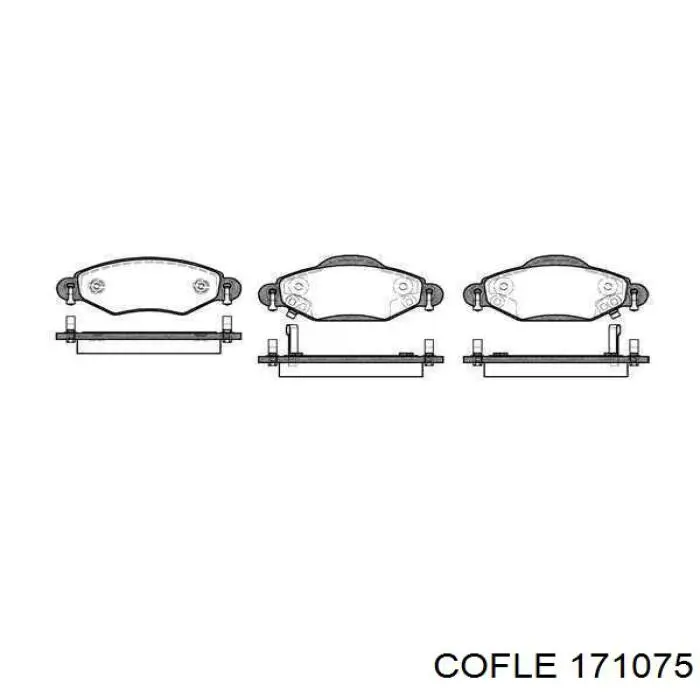 17.1075 Cofle cable de freno de mano trasero derecho