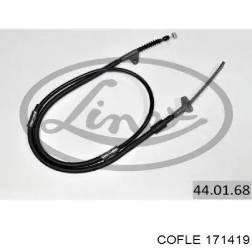 440185 Linex Cable de freno de mano trasero derecho
