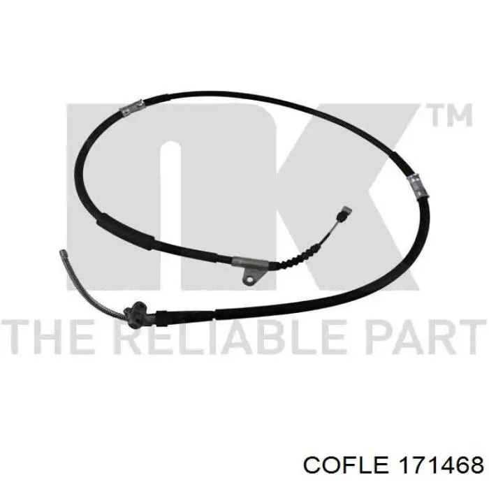 171468 Cofle cable de freno de mano trasero derecho