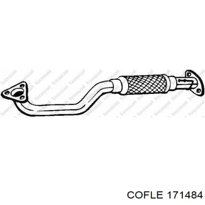 17.1484 Cofle cable de freno de mano trasero izquierdo