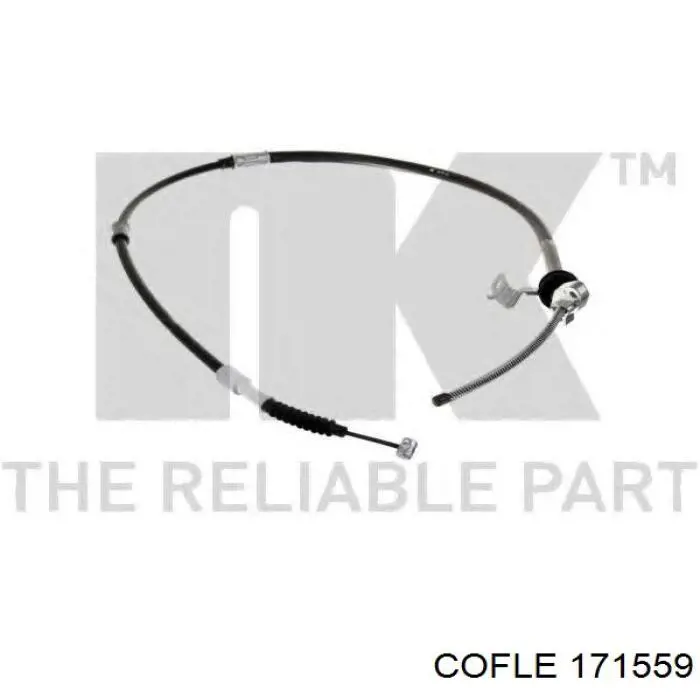 17.1559 Cofle cable de freno de mano trasero derecho