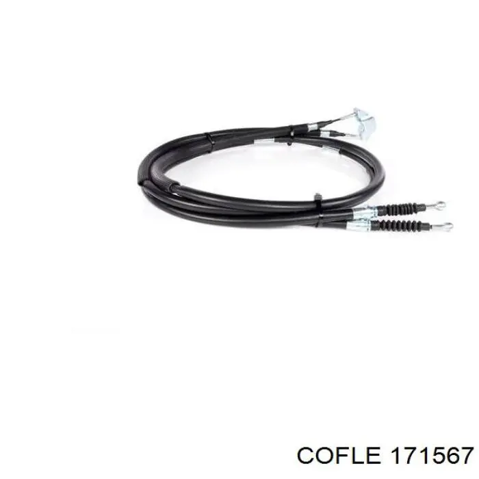 17.1567 Cofle cable de freno de mano trasero derecho