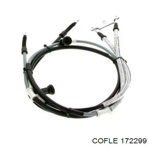 Cable de freno de mano trasero izquierdo 0702121 Adriauto