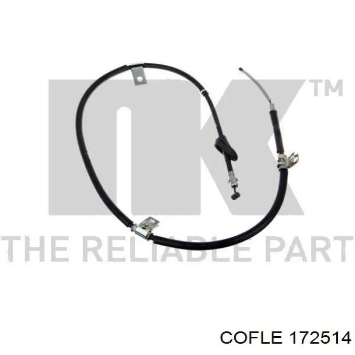 17.2514 Cofle cable de freno de mano trasero derecho