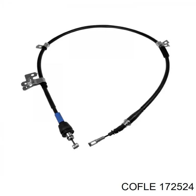 597602C300 KAP cable de freno de mano trasero izquierdo