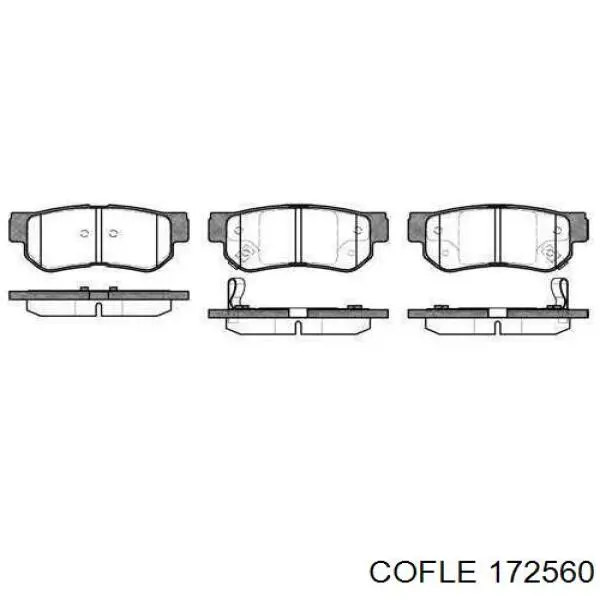 17.2560 Cofle cable de freno de mano trasero izquierdo