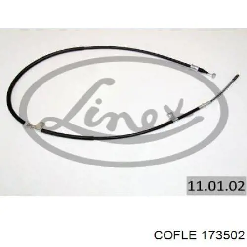 96230546 FSO Cable de freno de mano trasero derecho