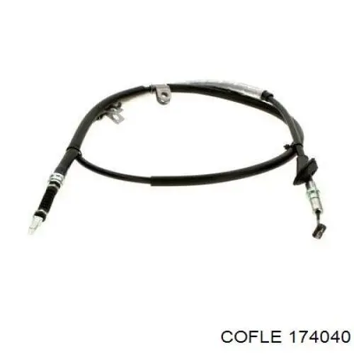 17.4040 Cofle cable de freno de mano trasero derecho