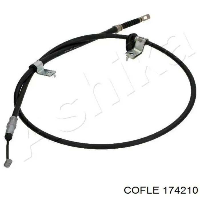 17.4210 Cofle cable de freno de mano trasero derecho