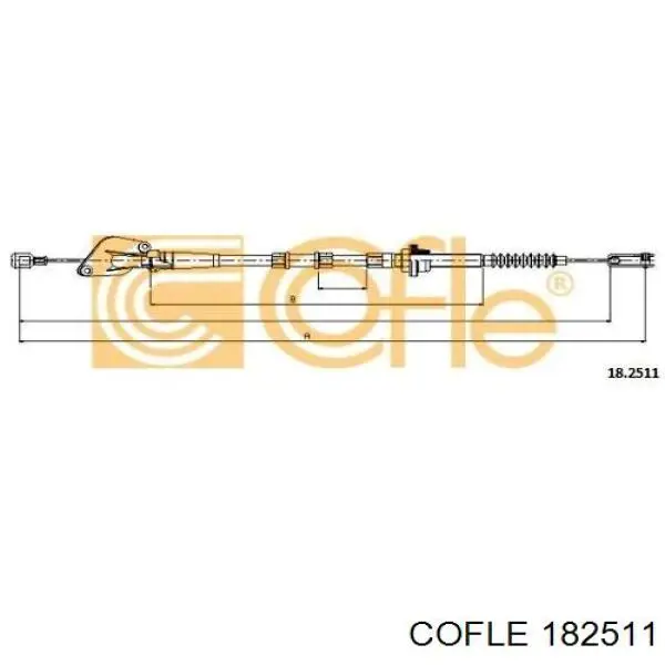 18.2511 Cofle cable de embrague