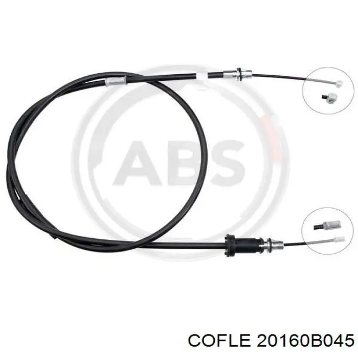 20.160B045 Cofle cable de freno de mano delantero