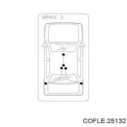 Comprar 911126 SPJ Cable de freno de mano trasero izquierdo