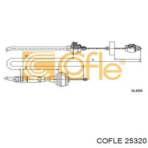 60561731 Fiat/Alfa/Lancia cable del acelerador