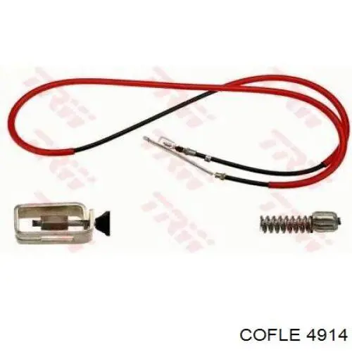 Cable de freno de mano trasero derecho 1473321080 Fiat/Alfa/Lancia