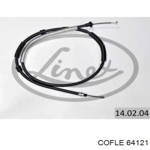 0046819336 Fiat/Alfa/Lancia cable de freno de mano trasero derecho