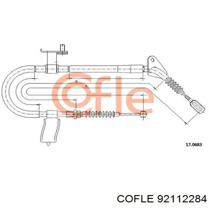 Cable embrague VALEO 4102018