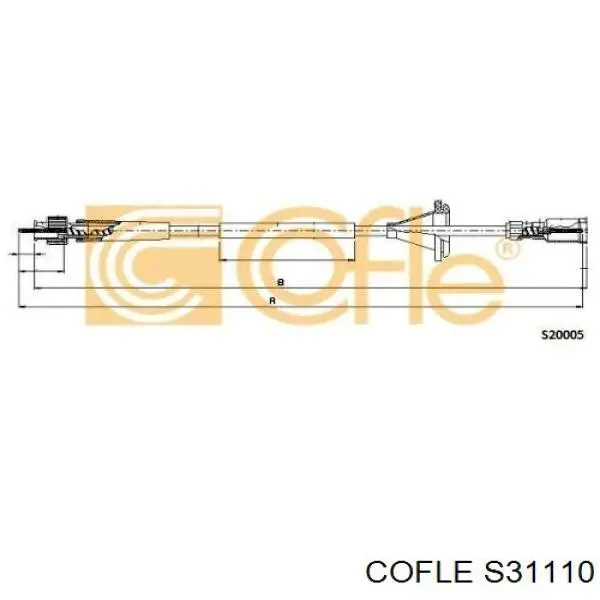 Árbol flexible del velocímetro  Hans Pries (Topran) 103336 precio, desde 12,43 EUR