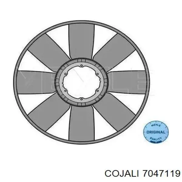 1448197 Market (OEM) rodete ventilador, refrigeración de motor