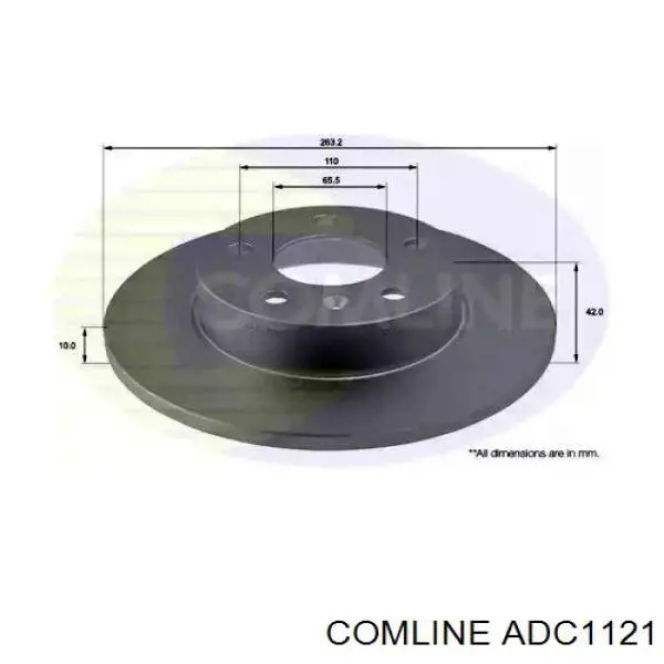 ADC1121 Comline Freno de disco trasero
