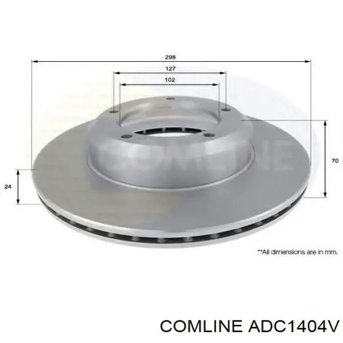 Disco de freno delantero para Audi 80  (81, 85)