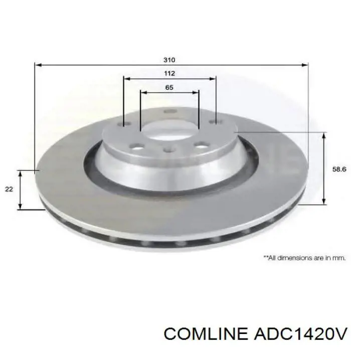 Freno de disco delantero Mercedes E C124