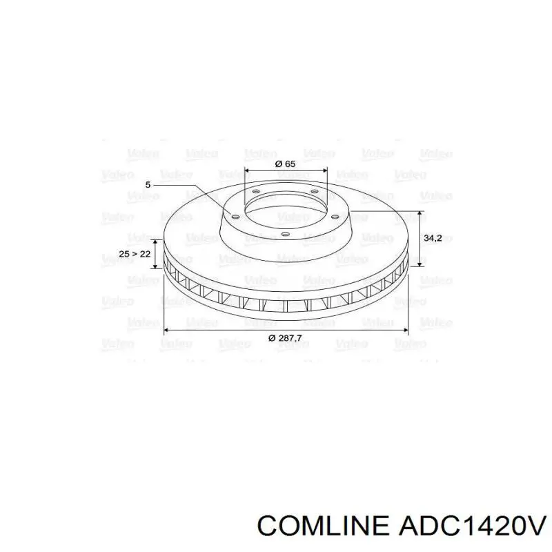Freno de disco delantero Mercedes E C124