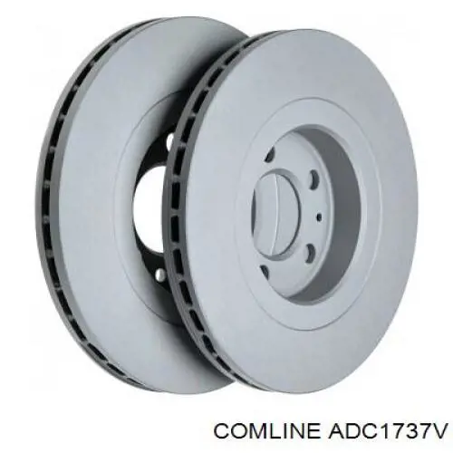 Disco de freno delantero Comline ADC1737V