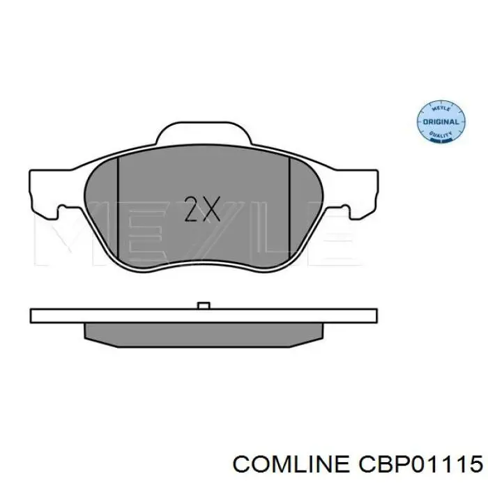 CBP01115 Comline pastillas de freno delanteras