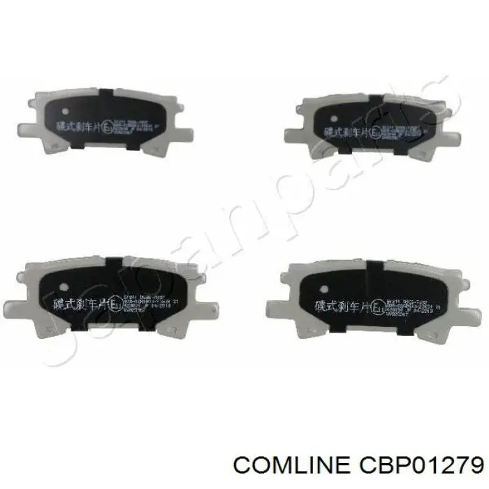 CBP01279 Comline pastillas de freno traseras