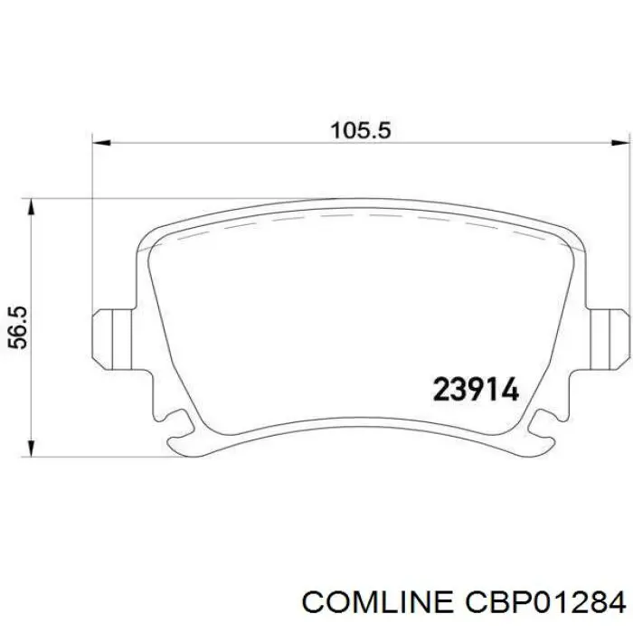 Comprar CBP01284 Comline Pastillas de freno traseras