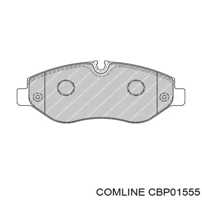 Pastillas de freno delanteras Comline CBP01555