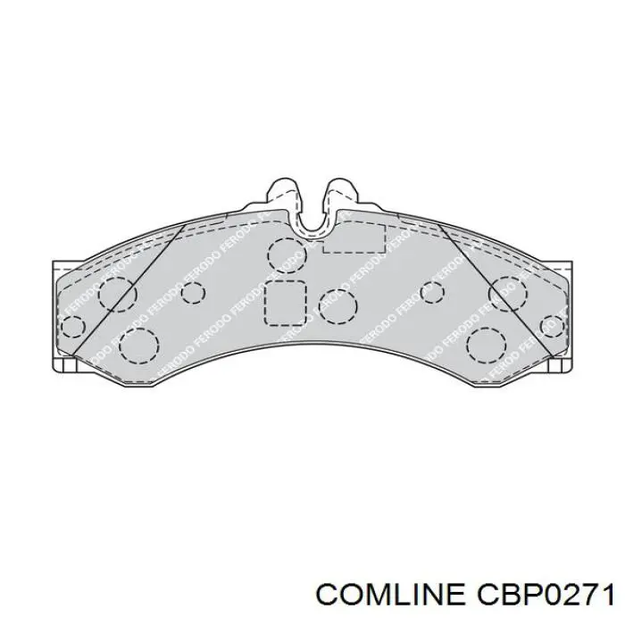 Comprar CBP0271 Comline Pastillas delanteras de freno