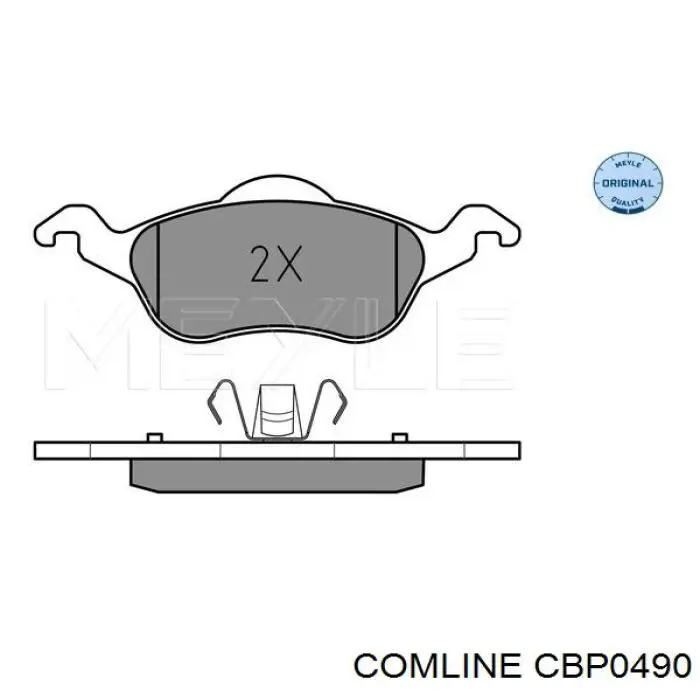 CBP0490 Comline pastillas de freno delanteras