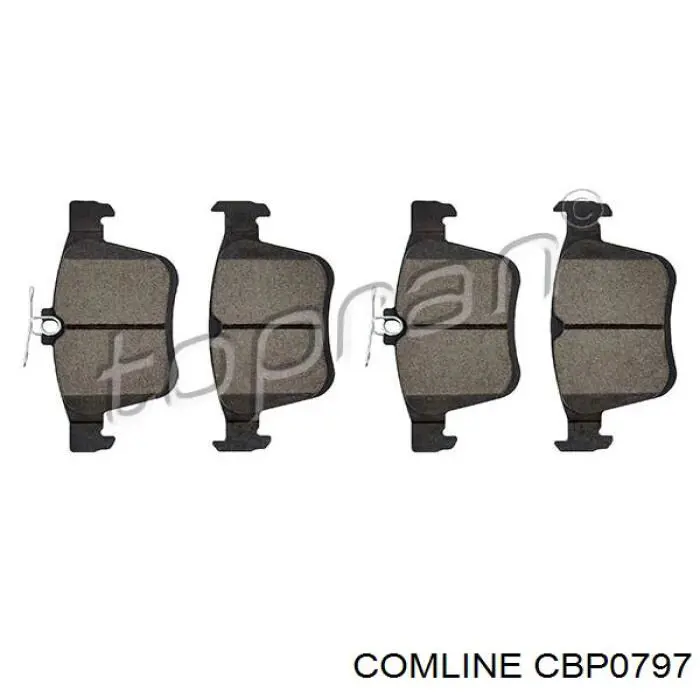 Pastillas traseras Comline CBP0797