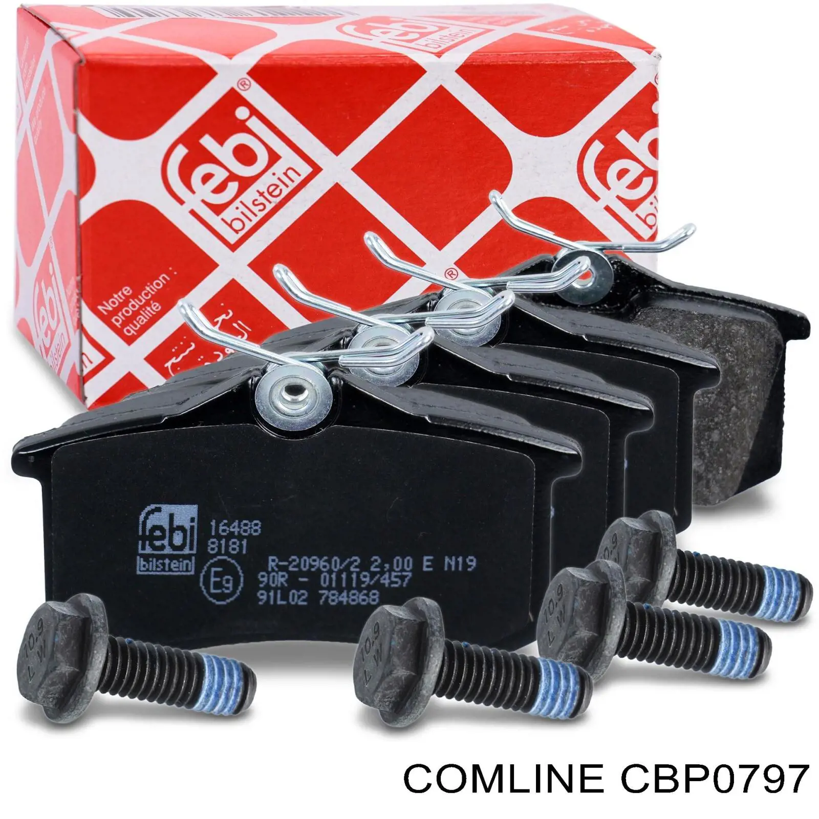 CBP0797 Comline Pastillas freno traseras