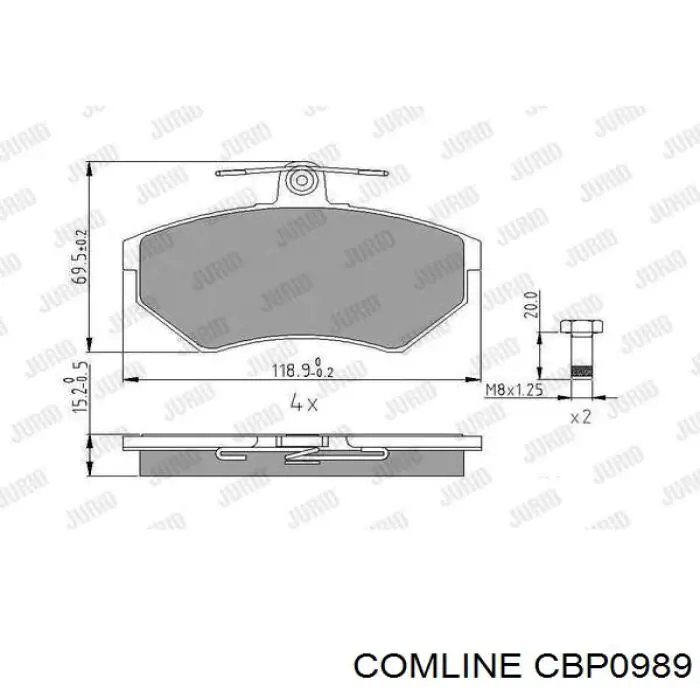 Pastillas de freno delanteras Seat Ibiza 2 6K1