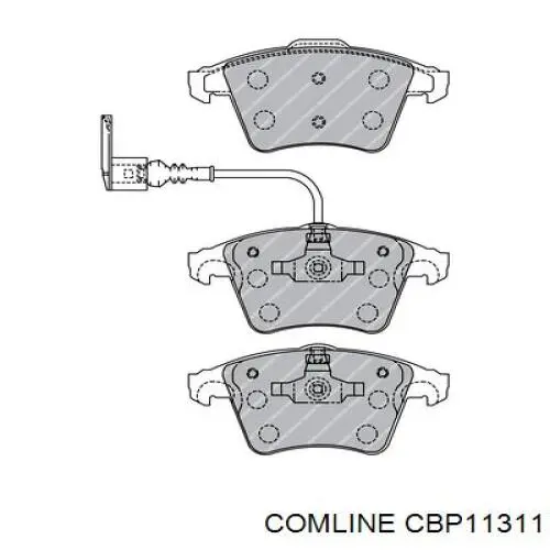 Pastillas de freno delanteras Volkswagen Transporter 7HA, 7HH, 7EA, 7EH