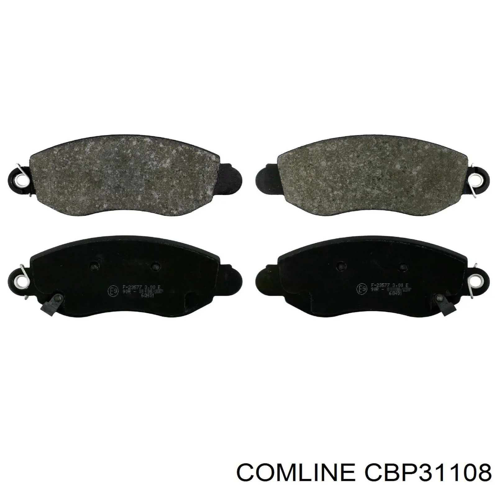 CBP31108 Comline pastillas de freno delanteras