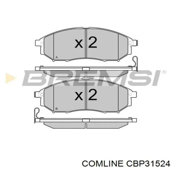 Pastillas de freno delanteras Nissan Navara D40M