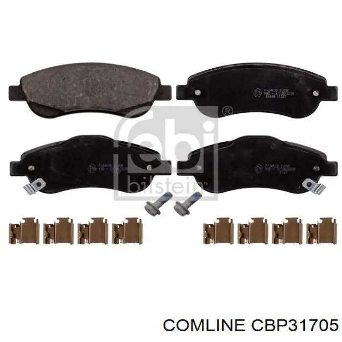 Pastillas de freno delanteras Comline CBP31705
