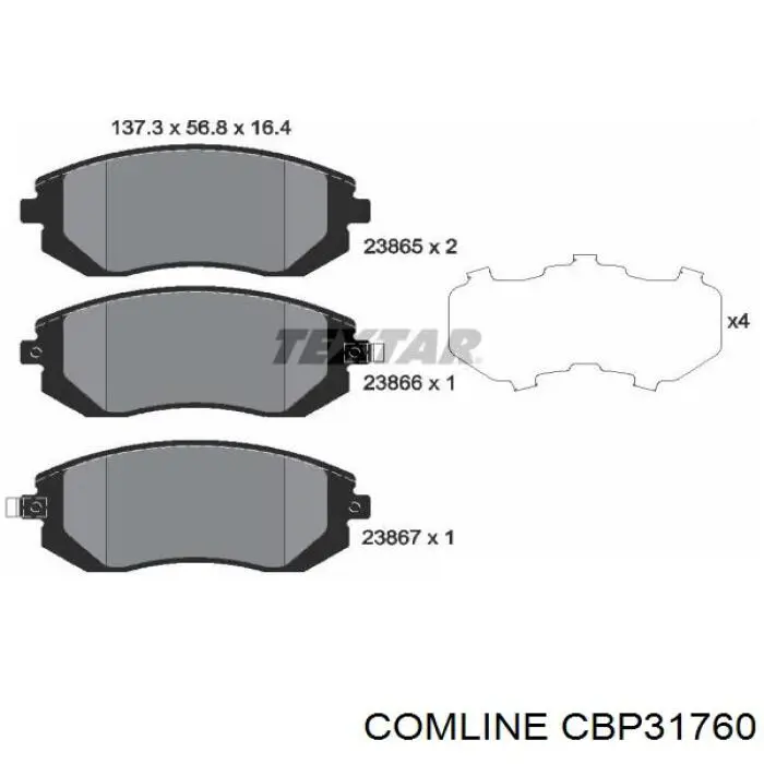 Pastillas de freno delanteras Subaru Impreza 3 GH