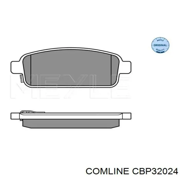 CBP32024 Comline Pastillas freno traseras
