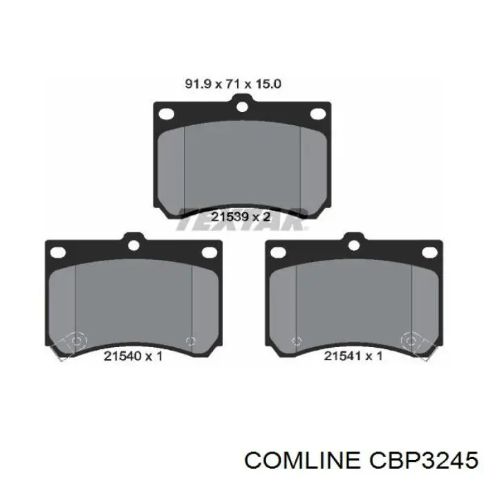 Pastillas de freno delanteras Mazda 323 BA