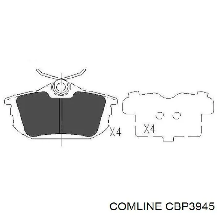 Pastillas traseras de freno Comline CBP3945 precio, desde 19,15 EUR