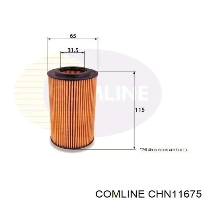 CHN11675 Comline filtro de aceite