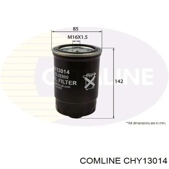 CHY13014 Comline filtro combustible